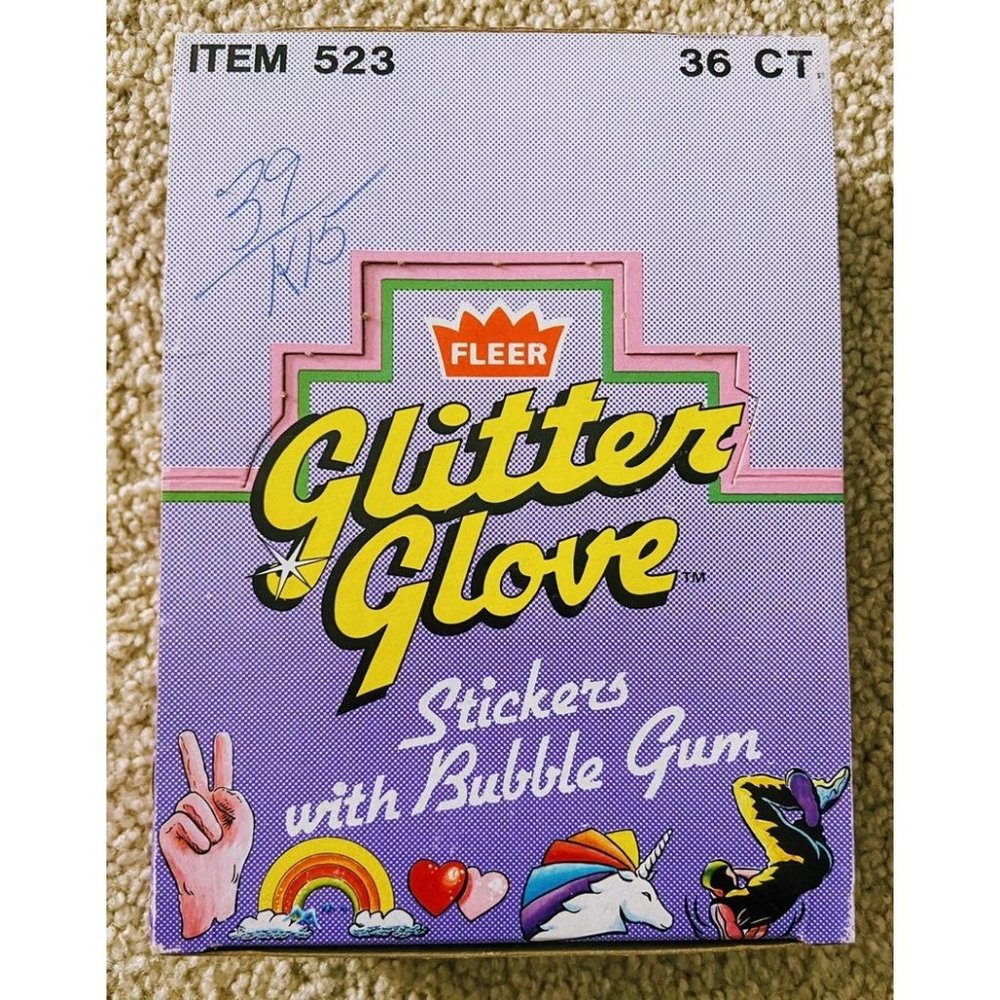 Fleer 80s Glitter Glove michael jacksons cards